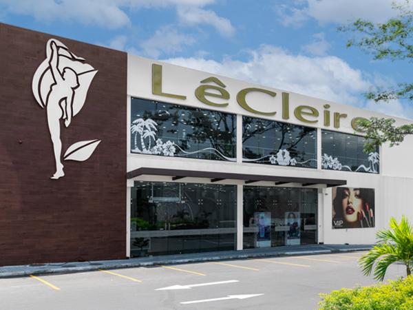 Fachada de la tienda LêCleire en Escuintla